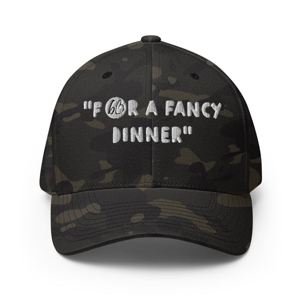"FOR A FANCY DINNER" Structured Twill Hat