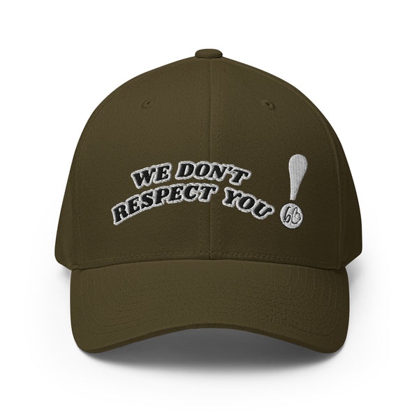 WE DON'T RESPECT YOU! Structured Twill Hat