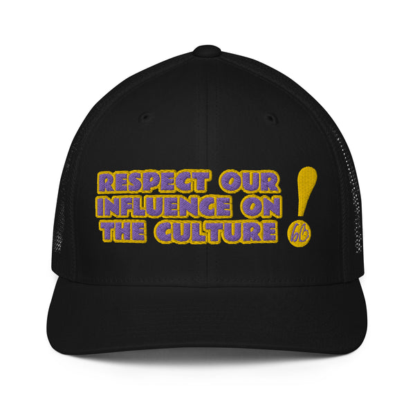 RESPECT OUR INFLUENCE Closed-Back Trucker Hat