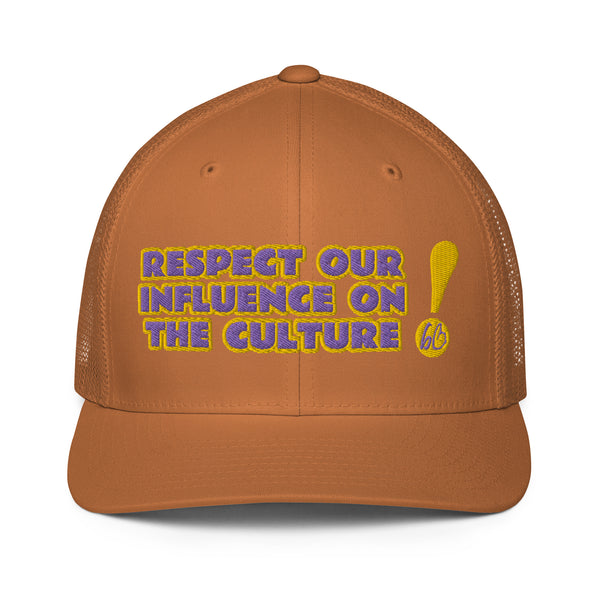 RESPECT OUR INFLUENCE Closed-Back Trucker Hat