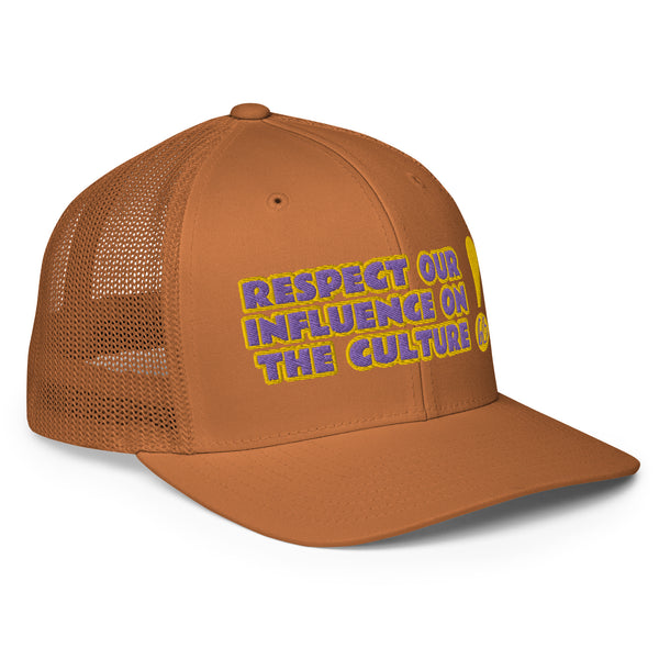 RESPECT OUR INFLUENCE Closed-Back Trucker Hat