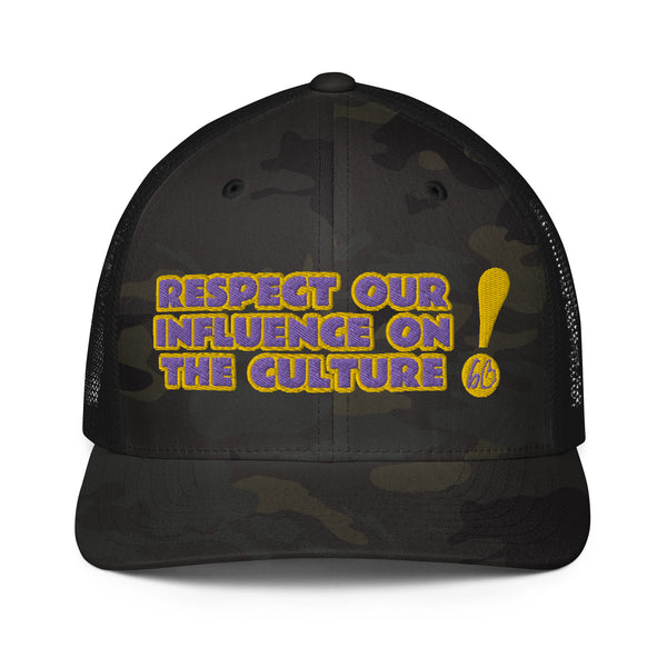 RESPECT OUR INFLUENCE Closed-Back Trucker Hat