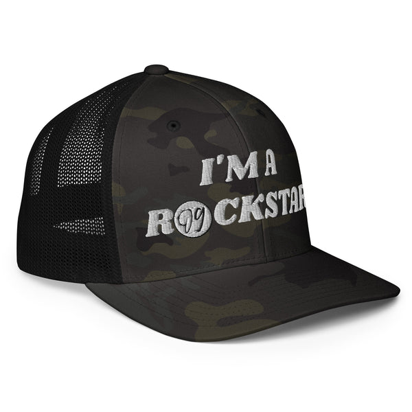 I'M A ROCKSTAR Closed-Back Trucker Hat