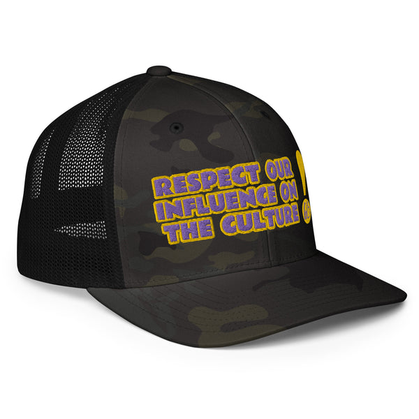 RESPECT OUR INFLUENCE Closed-Back Trucker Hat