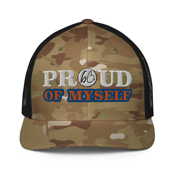 PROUD OF MYSELF Closed-Back Trucker Hat