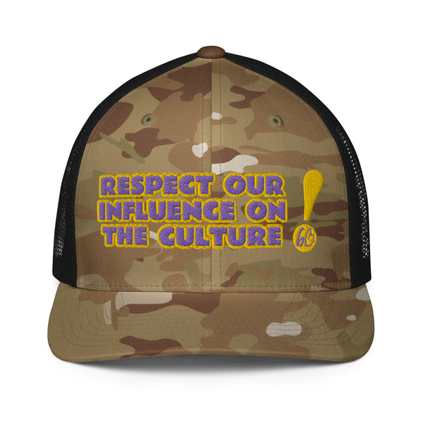 RESPECT OUR INFLUENCE Closed-Back Trucker Hat