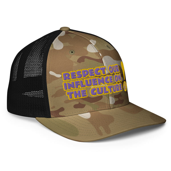 RESPECT OUR INFLUENCE Closed-Back Trucker Hat