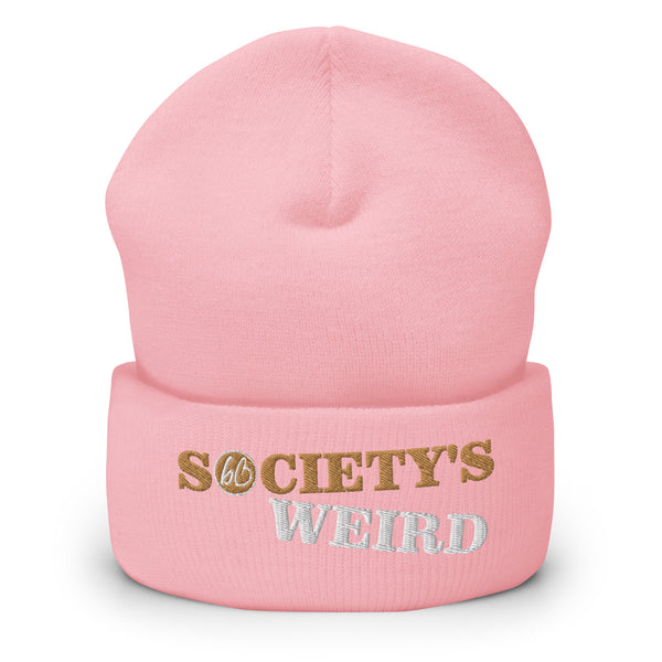 SOCIETY'S WEIRD Cuffed Beanie