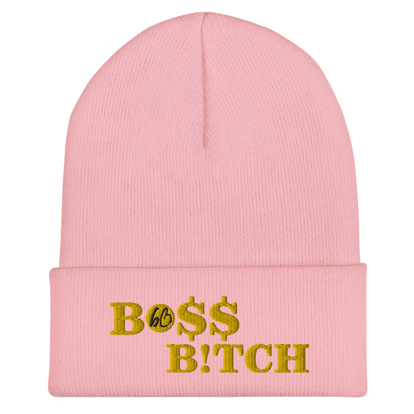 BO$$ B!TCH Cuffed Beanie