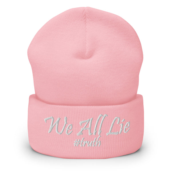 We All Lie #Truth Cuffed Beanie