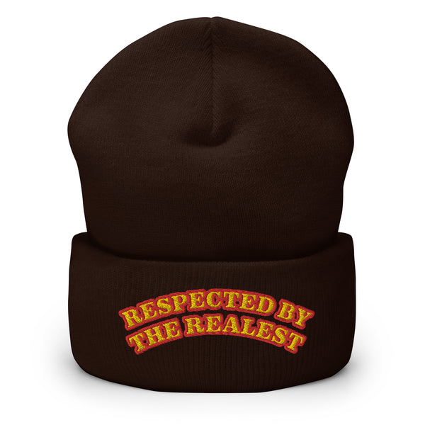 RESPECTED BY THE REALEST Cuffed Beanie