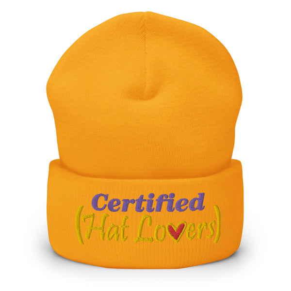 Certified Hat Lovers Cuffed Beanie