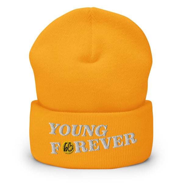 YOUNG FOREVER Cuffed Beanie