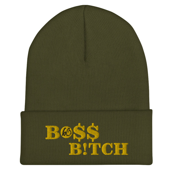 BO$$ B!TCH Cuffed Beanie