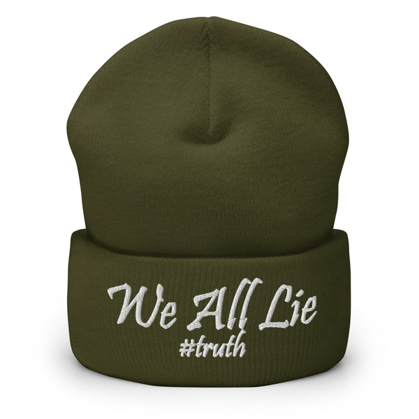 We All Lie #Truth Cuffed Beanie