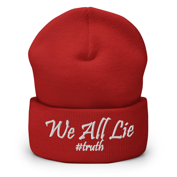 We All Lie #Truth Cuffed Beanie