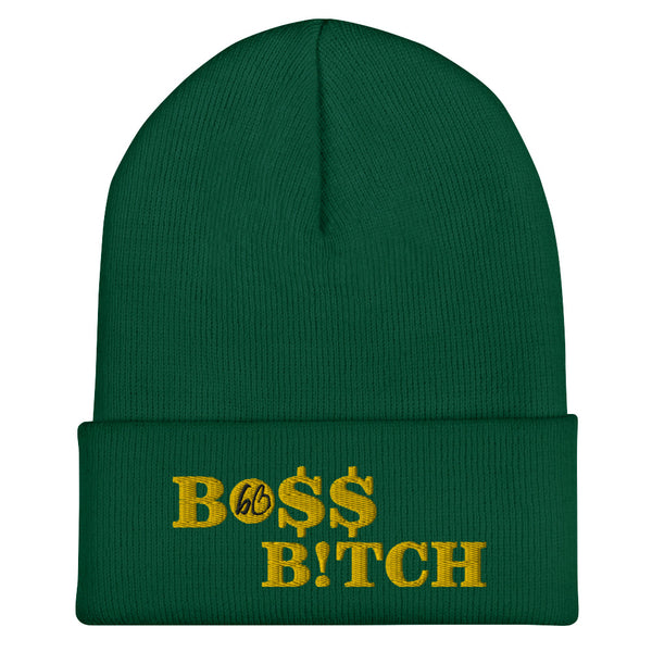 BO$$ B!TCH Cuffed Beanie