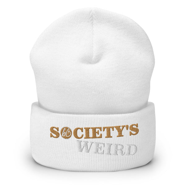 SOCIETY'S WEIRD Cuffed Beanie