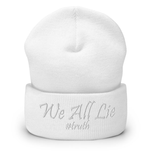 We All Lie #Truth Cuffed Beanie