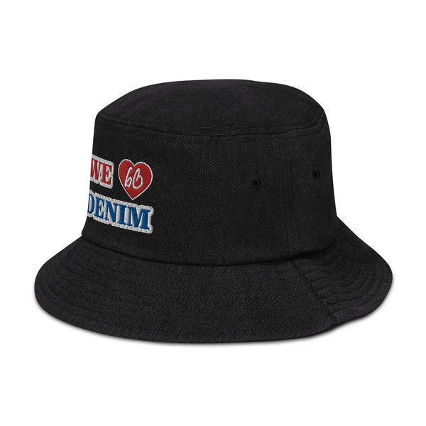 WE LOVE DENIM Bucket Hat