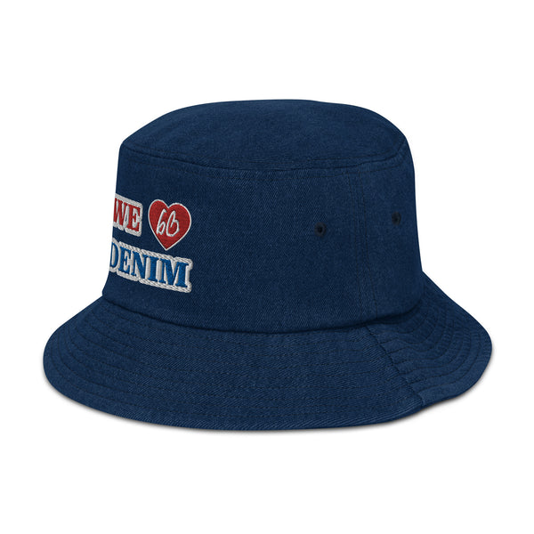 WE LOVE DENIM Bucket Hat