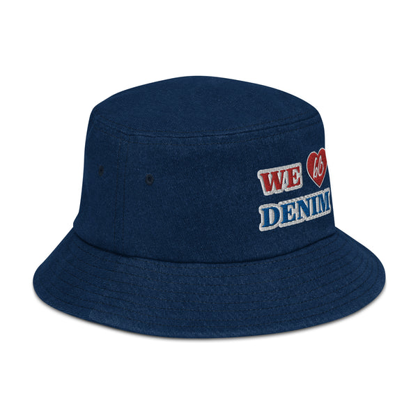 WE LOVE DENIM Bucket Hat