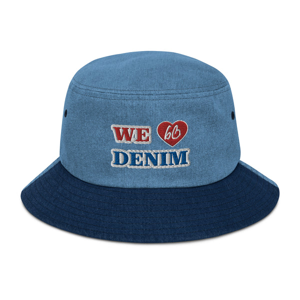 WE LOVE DENIM Bucket Hat