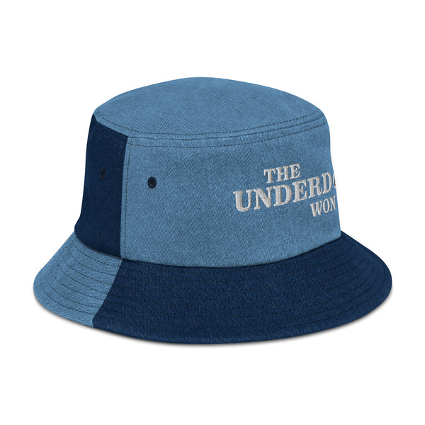 THE UNDERDOG WON Denim Bucket Hat