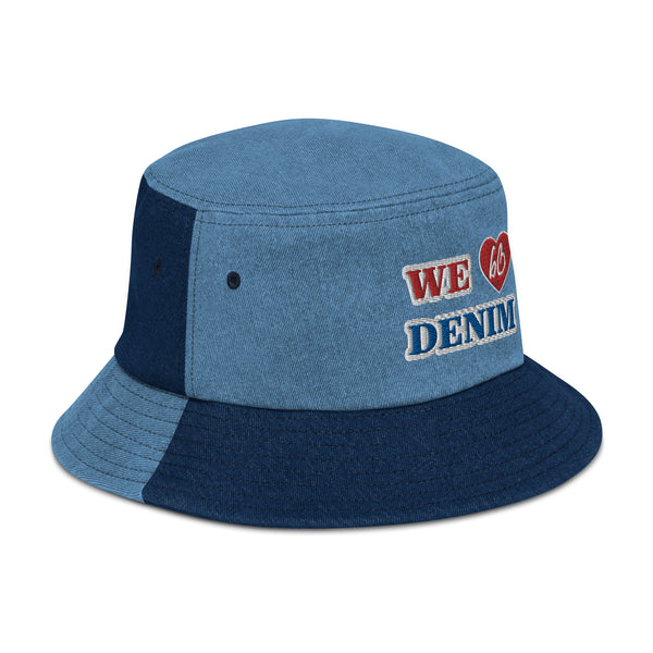 WE LOVE DENIM Bucket Hat