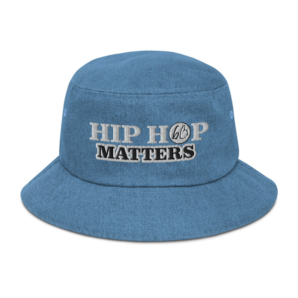 HIP HOP MATTERS X bb Denim Bucket Hat