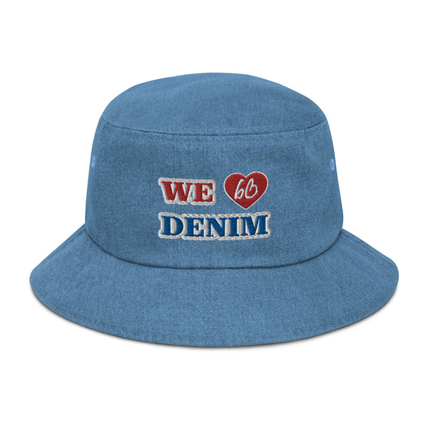 WE LOVE DENIM Bucket Hat