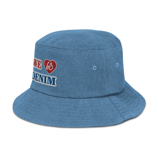 WE LOVE DENIM Bucket Hat