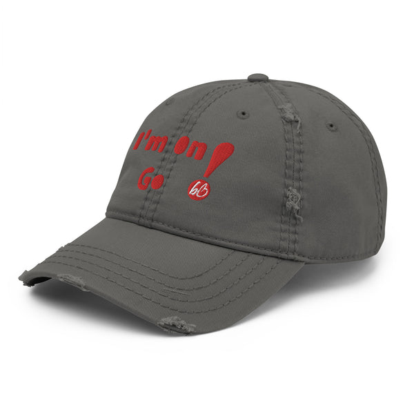 I'm On Go! Distressed Dad Hat