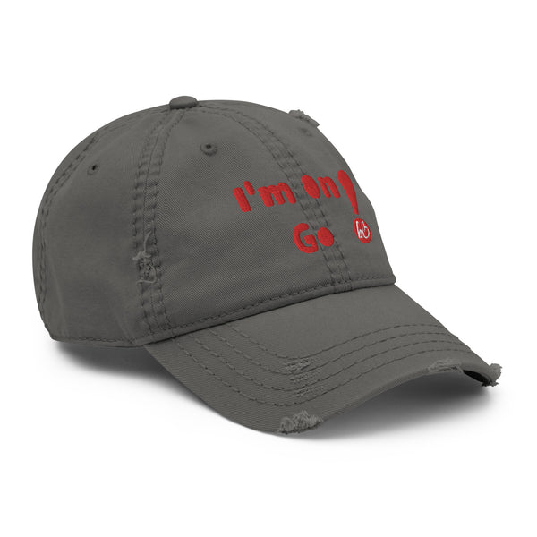 I'm On Go! Distressed Dad Hat