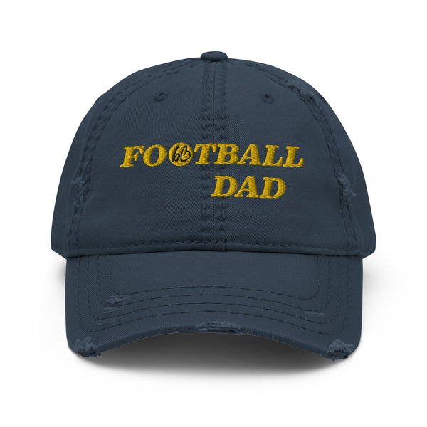 FOOTBALL DAD Distressed Dad Hat