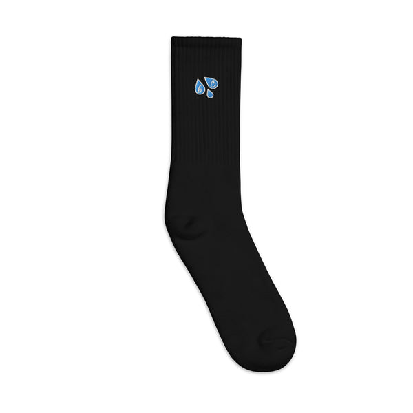 bb Drip Embroidered Socks