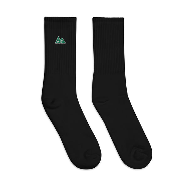 bb Mountains Embroidered Socks