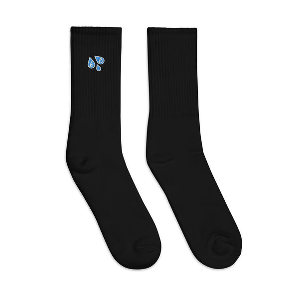 bb Drip Embroidered Socks