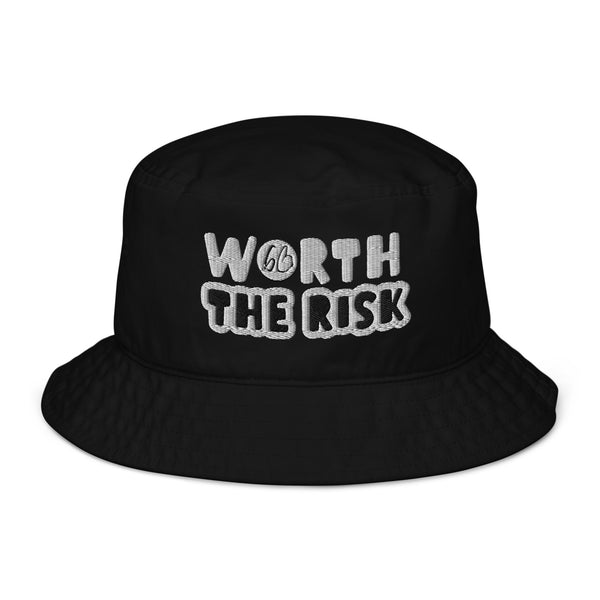 WORTH THE RISK Organic Bucket Hat