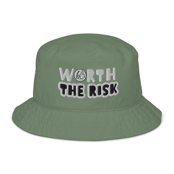WORTH THE RISK Organic Bucket Hat