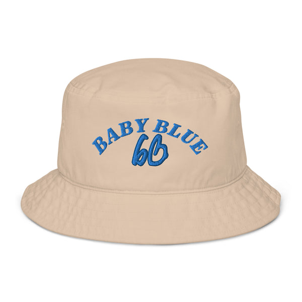 BABY BLUE bb Organic Bucket Hat