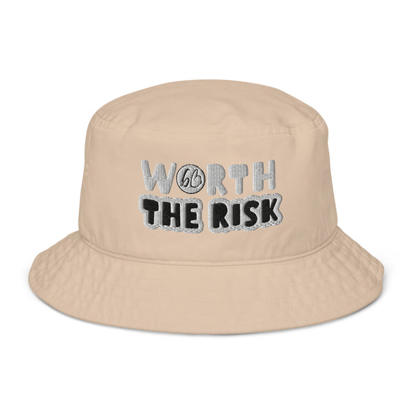 WORTH THE RISK Organic Bucket Hat