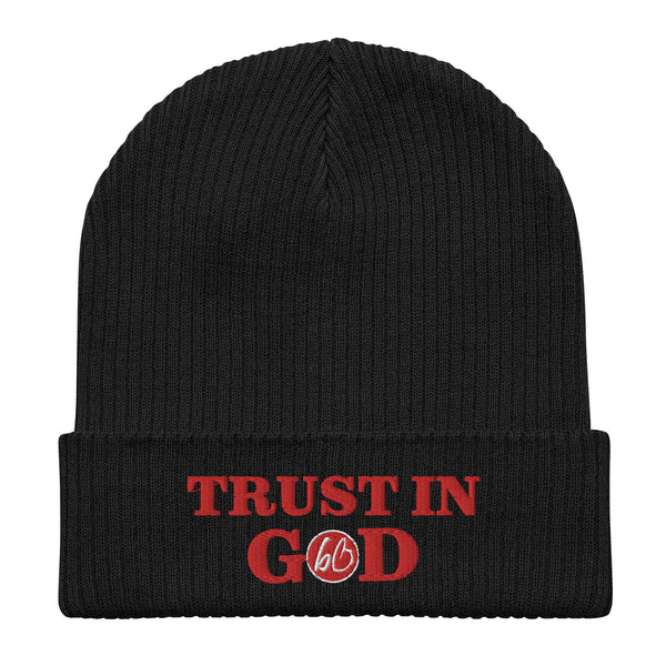 TRUST IN GOD Organic Ribbed Beanie