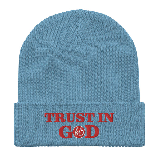 TRUST IN GOD Organic Ribbed Beanie