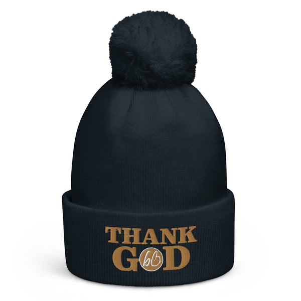 THANK GOD Pom Pom Beanie