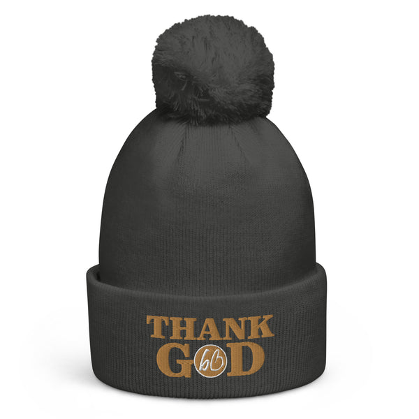 THANK GOD Pom Pom Beanie