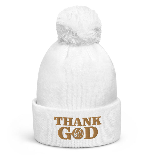 THANK GOD Pom Pom Beanie