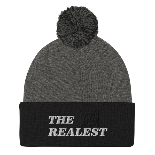 THE REALEST Pom-Pom Beanie