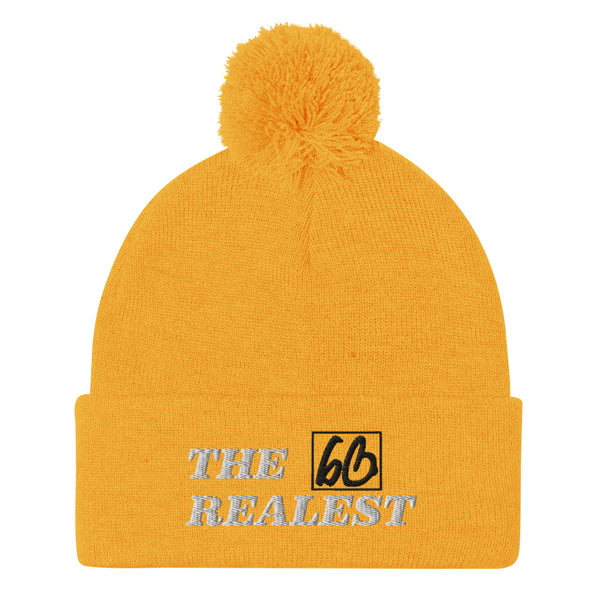 THE REALEST Pom-Pom Beanie