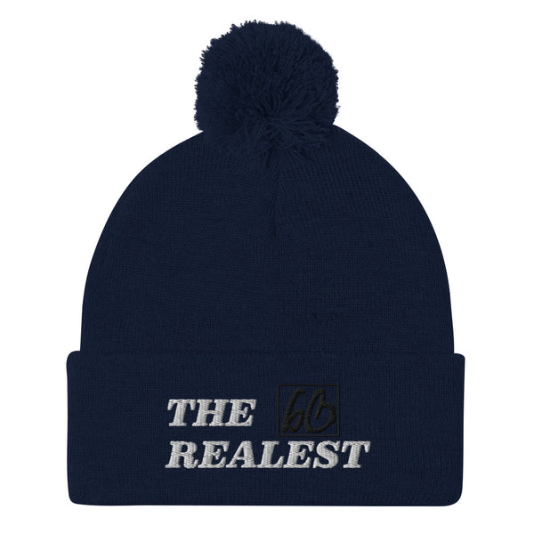 THE REALEST Pom-Pom Beanie
